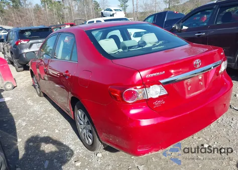 2013 Toyota Corolla Le z USA, uszkodzony, nr VIN 5YFBU4EE0DP188054
